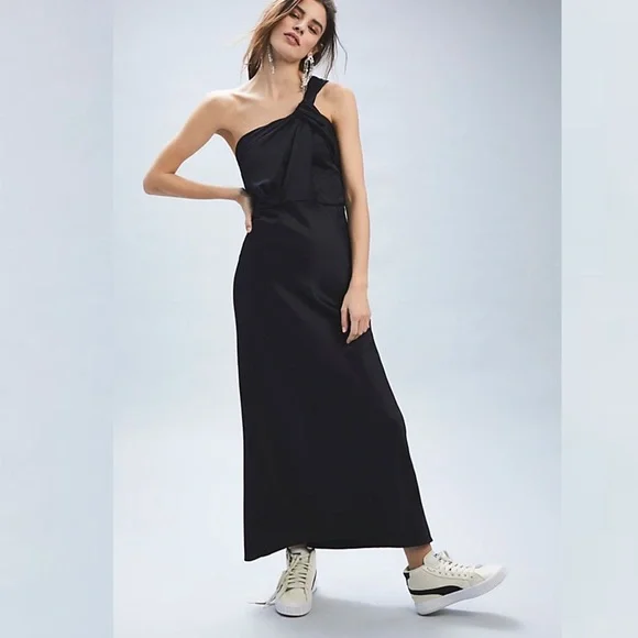 significant others | Dresses | Free People Macy Oneshoulder Satin Bridesmaid  Dresssignificant Other | Poshmark